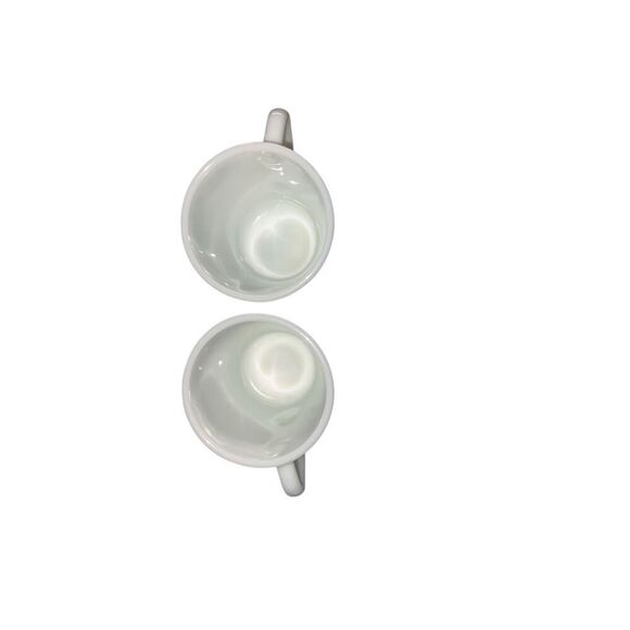 Vintage Pyrex CRAZY DAISY Spring Blossom D-HANDLE Set of 2 COFFEE MUGS Cups USA - Picture 2 of 5